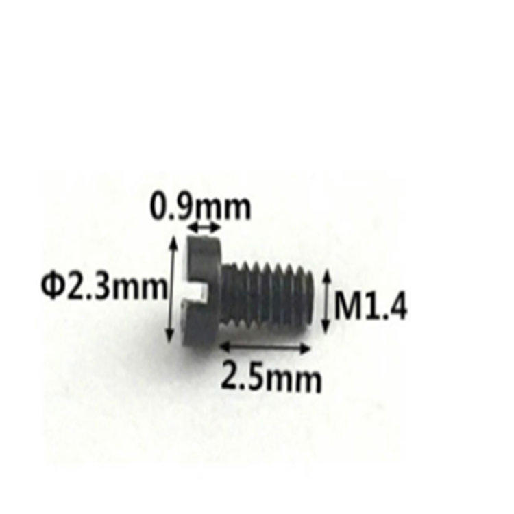 สกรู M1.4 ไทเทเนียม ขนาดเล็ก ไมโคร 1.5 มม. สำหรับแว่นตา