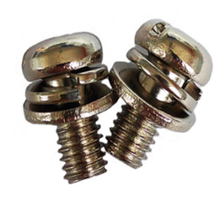 M5X8mm สกรูหัวกลมแบบไขว้พร้อมเครื่องซักผ้า