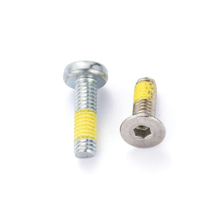 แพน(countersunk) หัว torx(hex) เกลียวล็อคเครื่อง สกรู