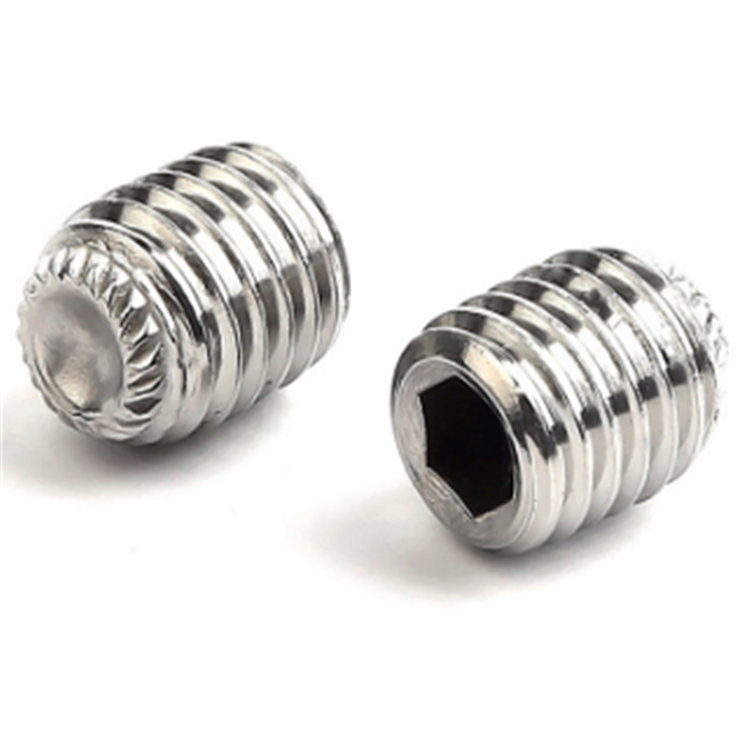 DIN916K m3 สแตนเลส knurling ถ้วยจุดซ็อกเก็ตชุดสกรู