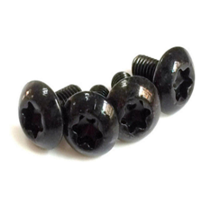 M4 Black Zinc Torx 6 แฉก Hexalobular Socket Button Head Screw