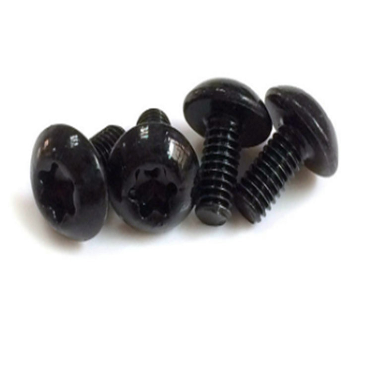 M4 Black Zinc Torx 6 แฉก Hexalobular Socket Button Head Screw