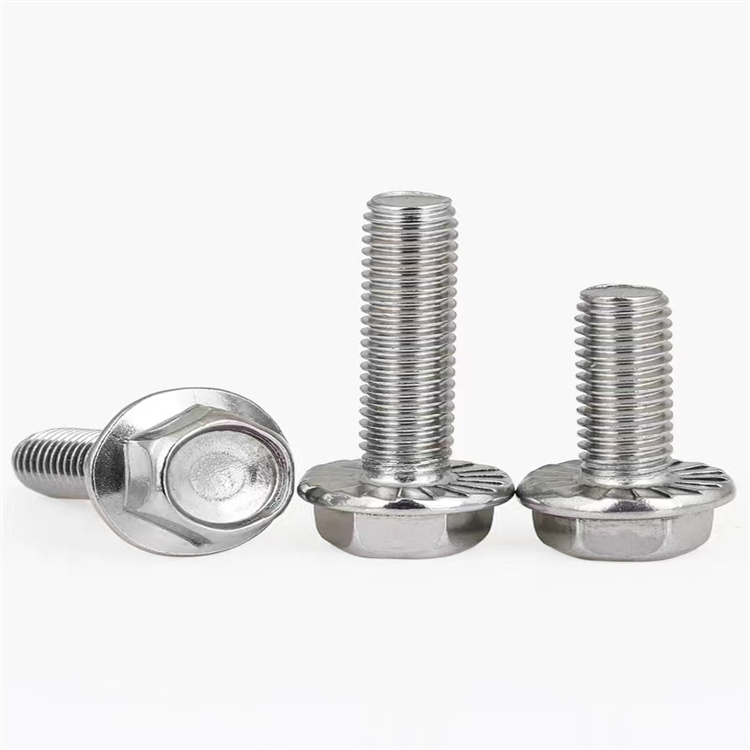สลักเกลียวสแตนเลสหัวแปลน M10 ป้องกันการลื่นไถลสำหรับรถยนต์