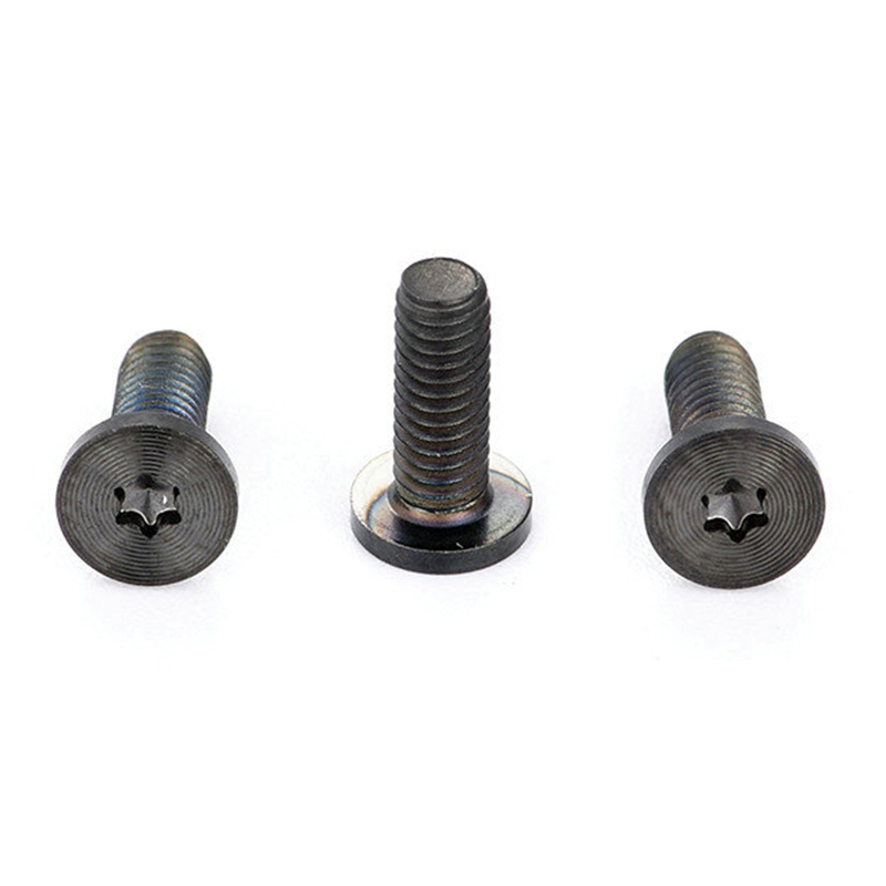 สกรูหัวแบน Torx Satin Brushed สีดำเงาสำหรับ Huawei สกรูหัวแบน Torx Satin Brushed สีดำเงาสำหรับ Huawei