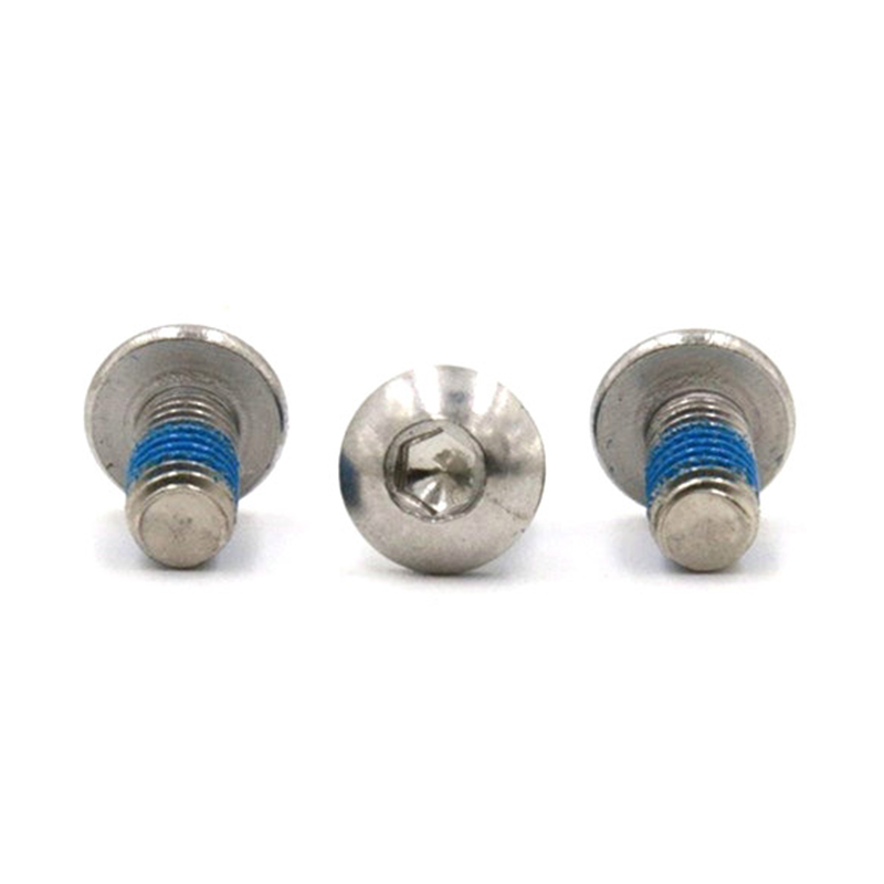 M2X4 หัวปุ่ม hex hsocket สกรูล็อคไมโครขนาดเล็ก