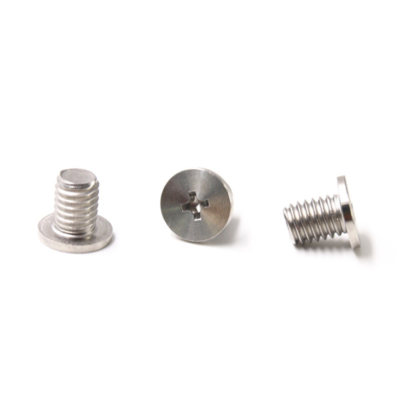 CNC แบนบางหัว CROSS 304 สแตนเลส CD รูปแบบสกรู CNC แบนบางหัว CROSS 304 สแตนเลส CD รูปแบบสกรู