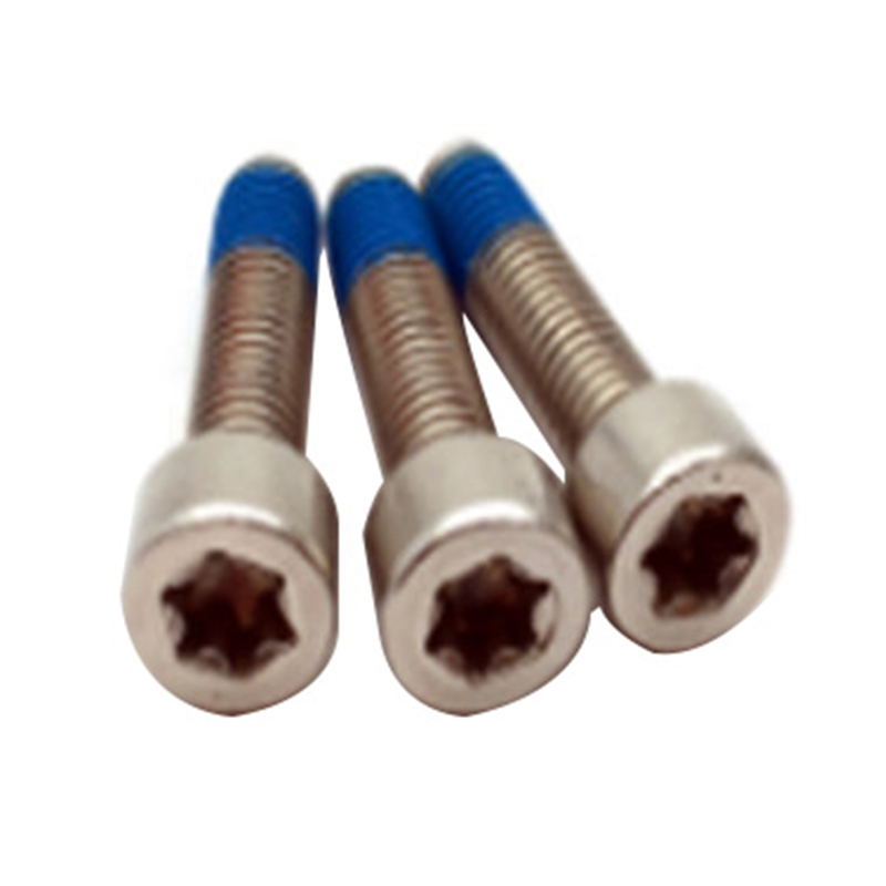 ISO14579 การออกแบบใหม่ m6 torx พร้อมพินสกรูทางการแพทย์ชุบไนลอน ISO14579 การออกแบบใหม่ m6 torx พร้อมพินสกรูทางการแพทย์ชุบไนลอน