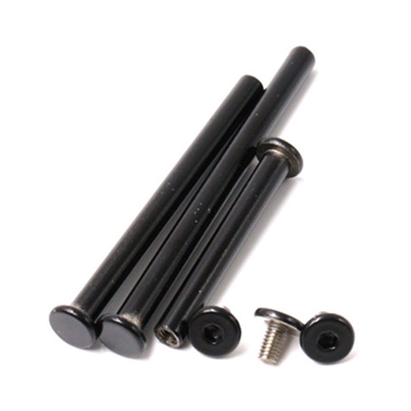 สีดำ m5 สแตนเลสสตีล hex socket flat head ชิคาโกสกรู