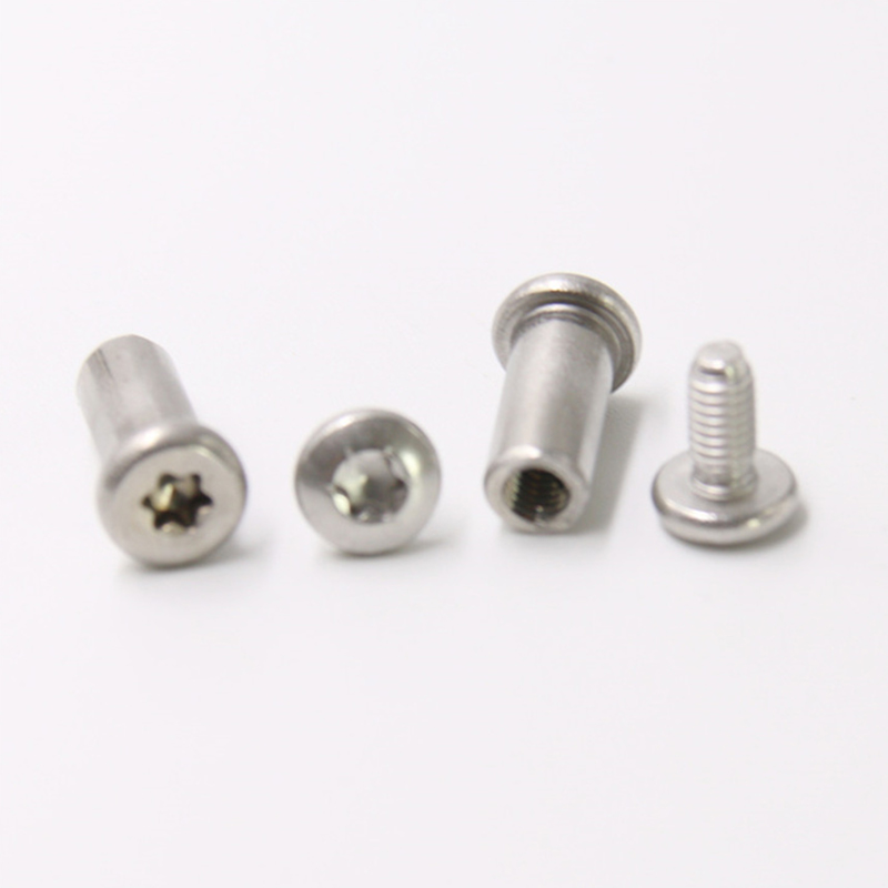 สแตนเลส m3 torx หัวสกรูตัวผู้และตัวเมียสำหรับมีด สแตนเลส m3 torx หัวสกรูตัวผู้และตัวเมียสำหรับมีด