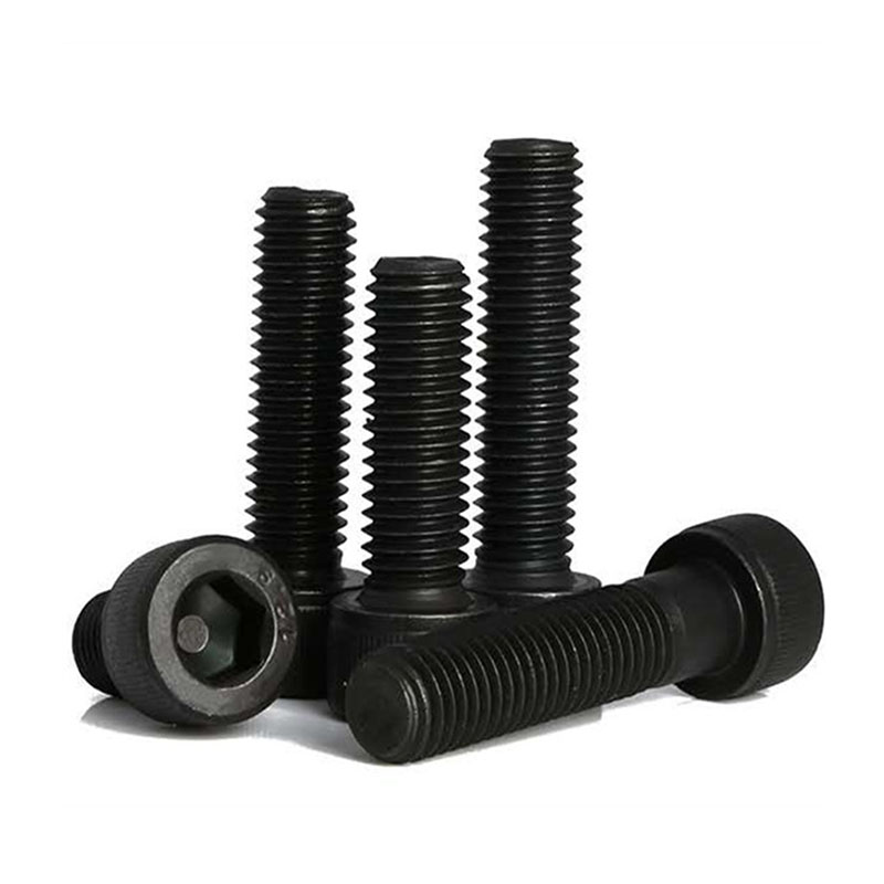 เหล็กคาร์บอนเกรด 12.9 m3x5 สกรูหัวจมออกไซด์สีดำ เหล็กคาร์บอนเกรด 12.9 m3x5 สกรูหัวจมออกไซด์สีดำ